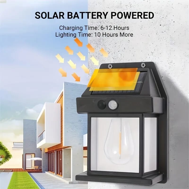 Solar Tungsten Filament Lamp Outdoor Waterproof