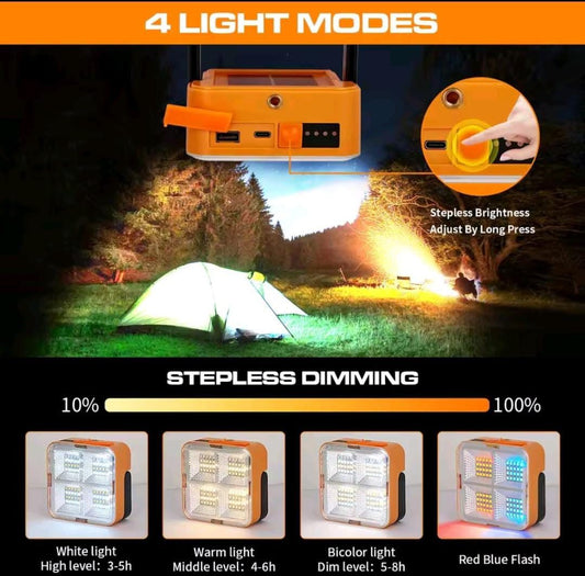 Outdoor Portable LED Solar Floodlight