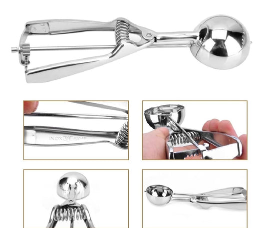 Premium Stainless Steel Ice Cream Scoop
