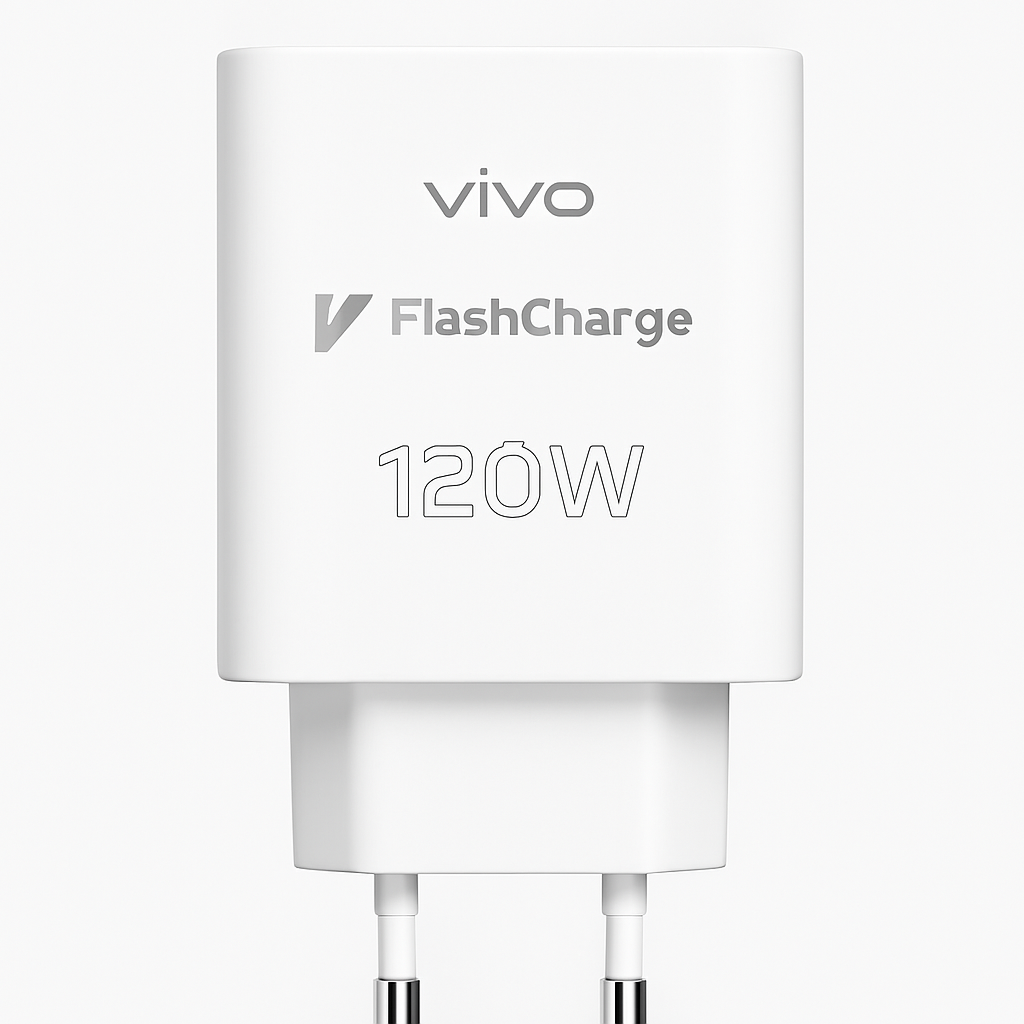 Vivo 120W Flash Charging USB Port Adapter – Fast Charger