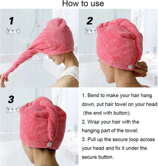 Hair Drying Bath Towel