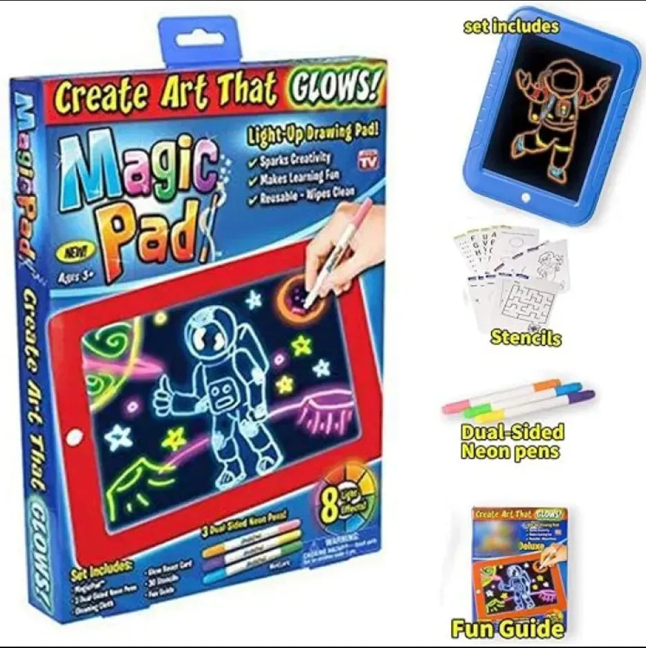Magic Pad Create Art That GLOWS Light