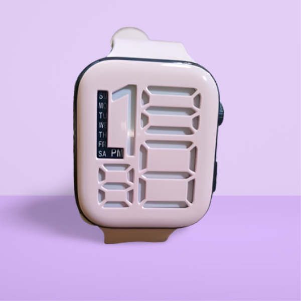 Salicon Strap Digital Display Watch (Pink)