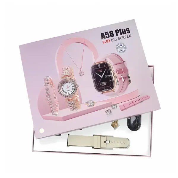 A58 Plus 6 In 1 – Smartwatch For Women