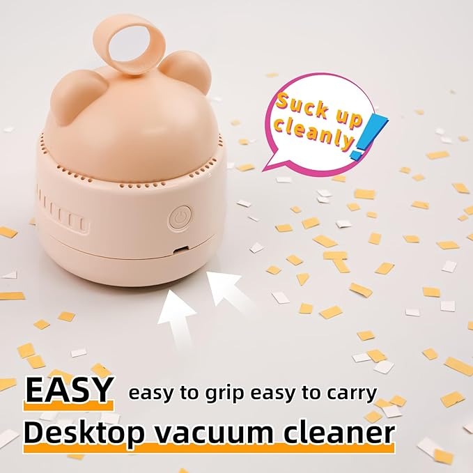 Mini Desktop Vacuum Cleaner with USB Charging