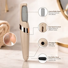 Electric Foot Callus Remover – Rechargeable Foot File with Dual Speed & Coarse/Fine Rollers |