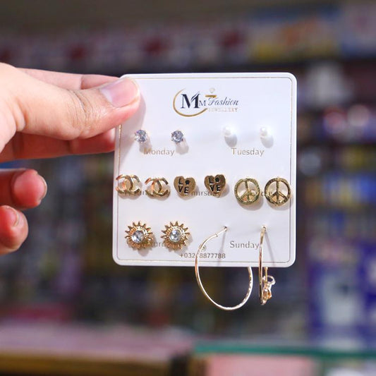 Funky Gold Plated Crystal Tops