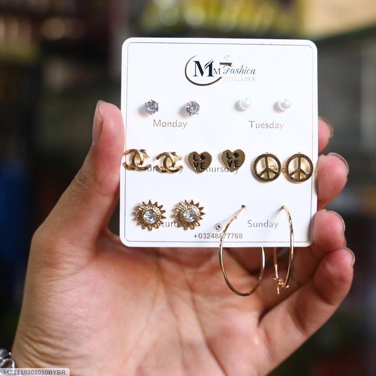 Funky Gold Plated Crystal Tops