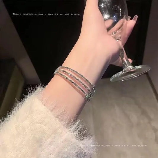 Zircon Charm Korean Bracelet (QPT-996)