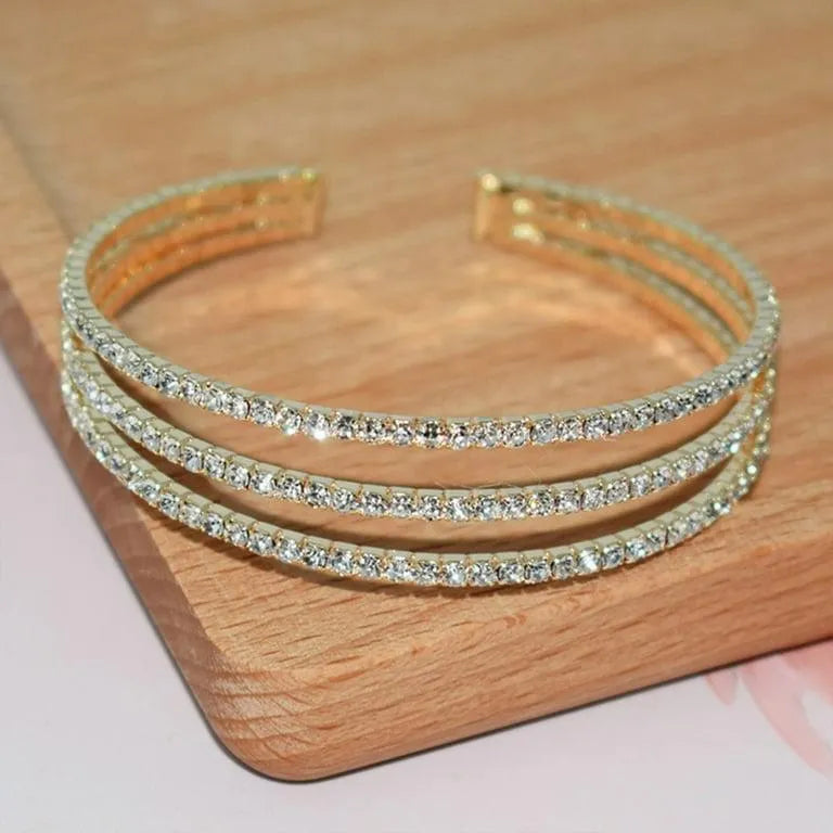 Zircon Charm Korean Bracelet (QPT-996)