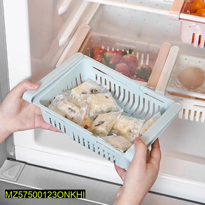 Adjustable Fridge Storage Basket