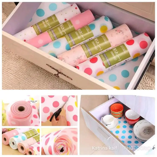 1 Roll - Kitchen Polka Foamic Sheet ( 45 x 150cm ) ( Random Design )