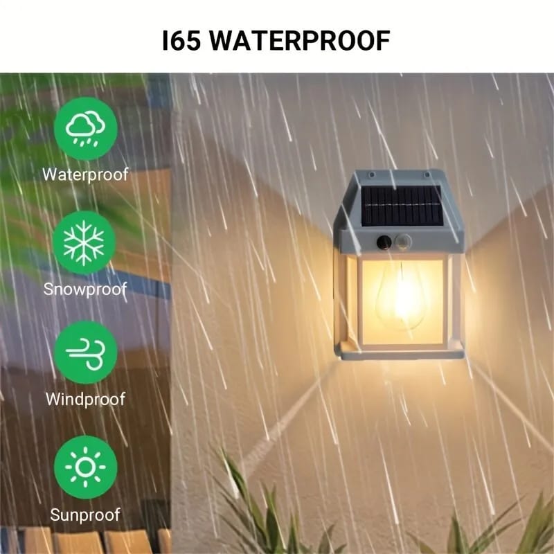 Solar Tungsten Filament Lamp Outdoor Waterproof