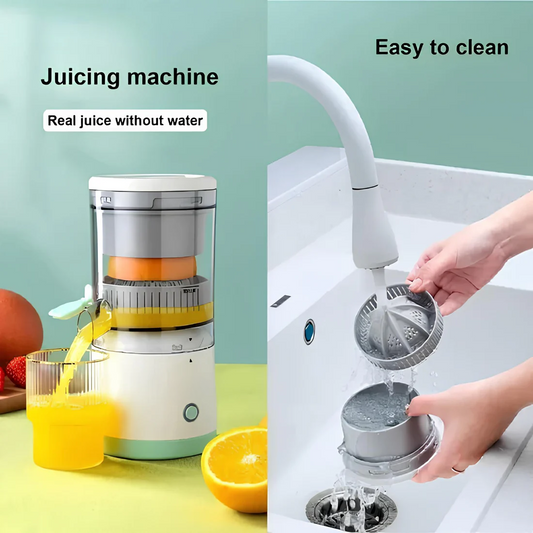 PORTABLE ELECTRIC CITRUS JUICER RECHARGEABLE HANDS | Orange, Lemon Juicer and Squeezer | Juice Extractor | Juice Blender