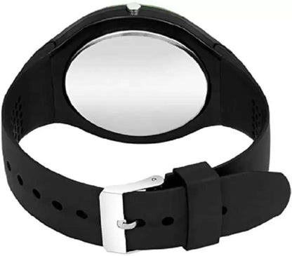 Round Shape Led Digital Watch with Apple Logo