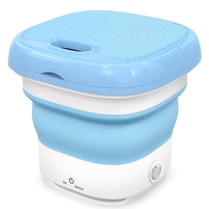 Mini Semi-Automatic Folding Washing Machine with Dryer