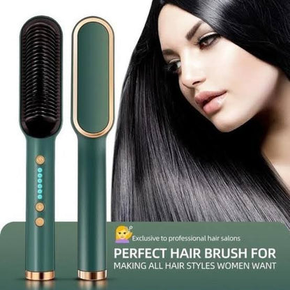 HQT-909B Electric Hair Straightening Brush
