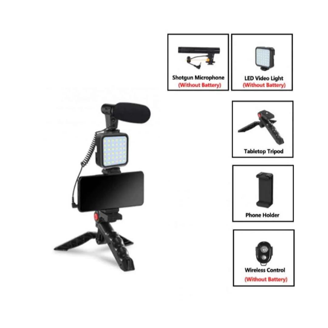 AY-49 Vlogging Video Making Kit for Smartphone & Camera