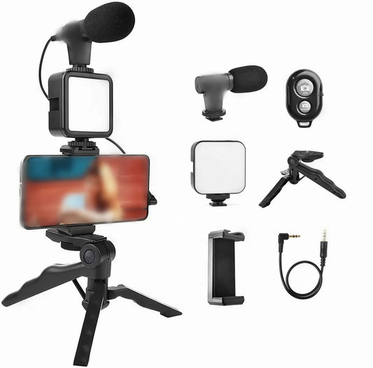 AY-49 Vlogging Video Making Kit for Smartphone & Camera