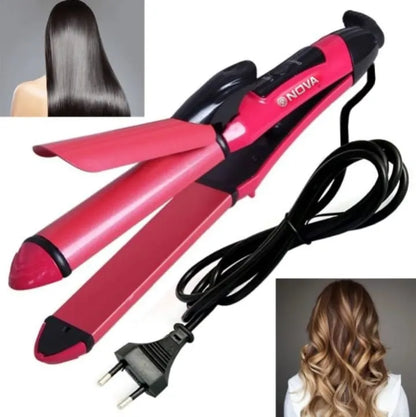 Nova 2-in-1 Hair Straightener & Curler