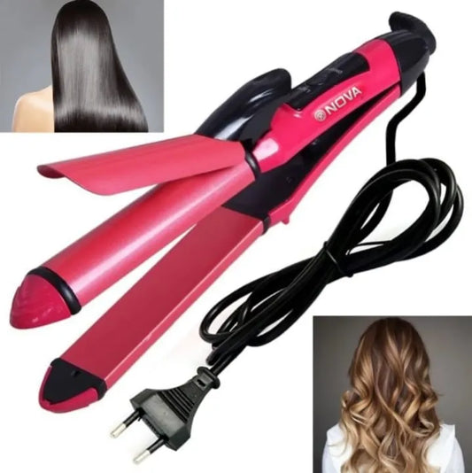 Nova 2-in-1 Hair Straightener & Curler
