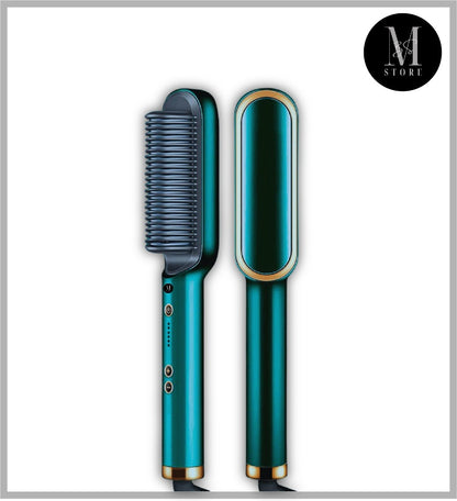 HQT-909B Electric Hair Straightening & Curling Comb/Brush