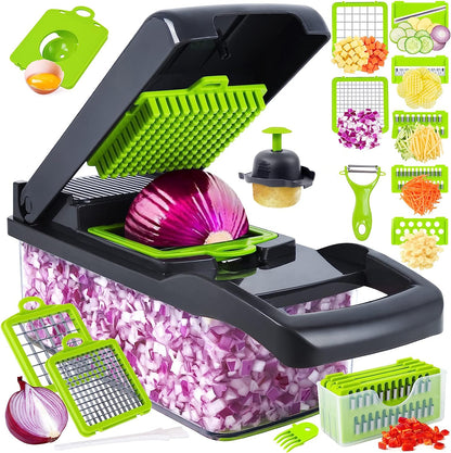 16 in 1 Multifunctional Vegetable Slicer Cutter