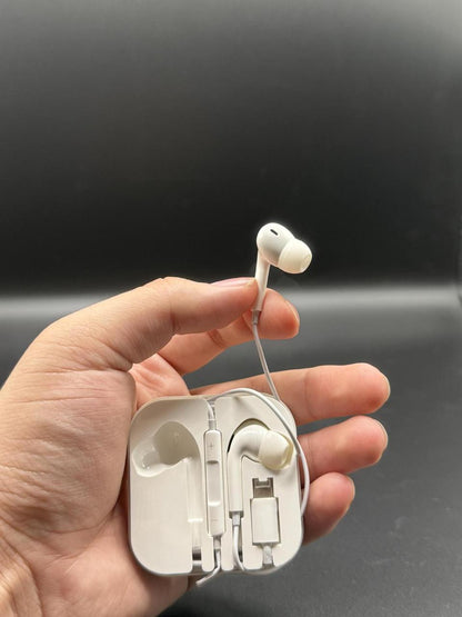 Apple Ear Headphones Wired Earphone for iPhone Microphone Ear Phone - Hands-Free