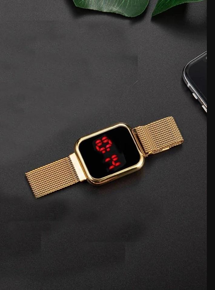 Touch LED Magnet Watch Fashion