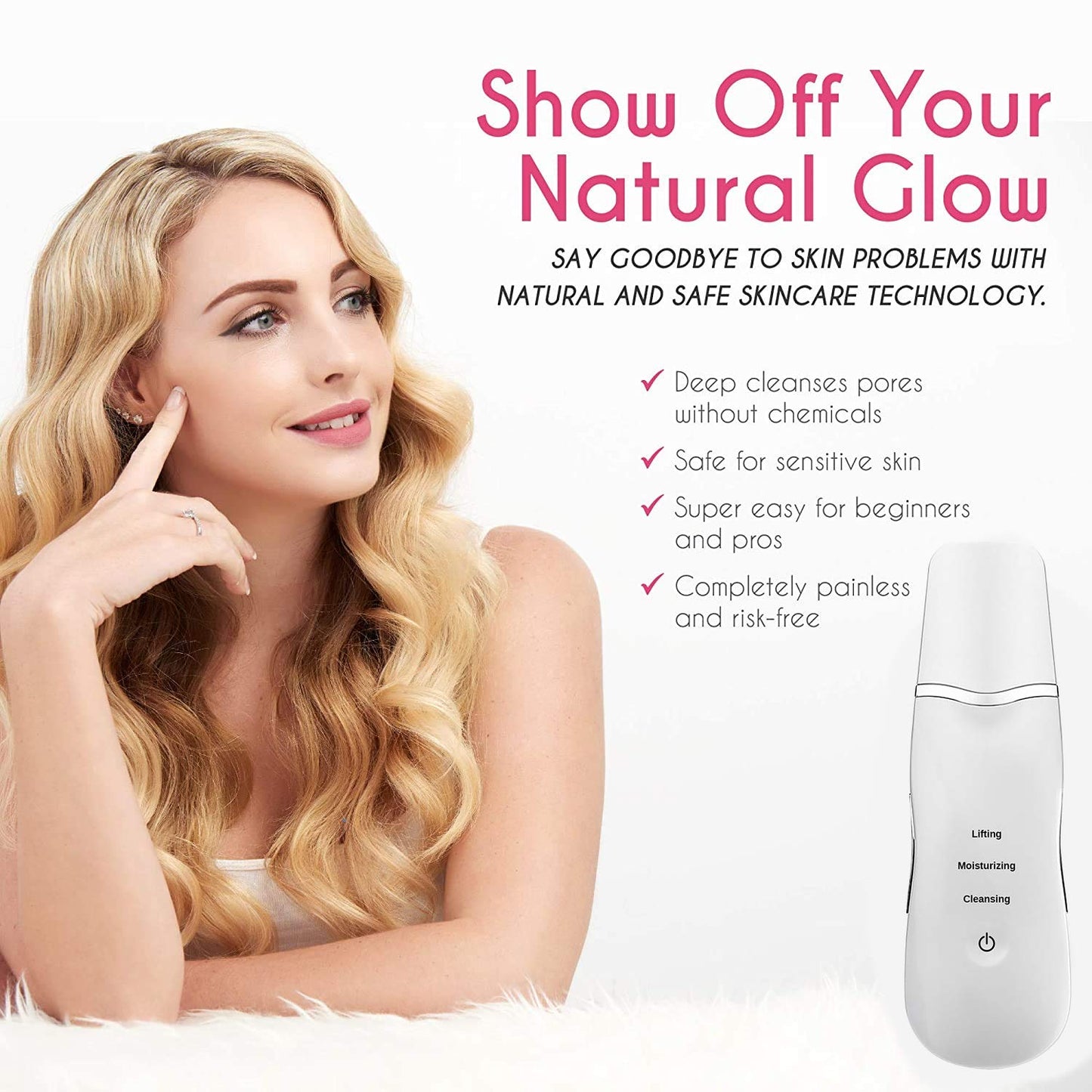 Leather shovel Skin Dirt Blackhead Remover Peeling Tool makeup