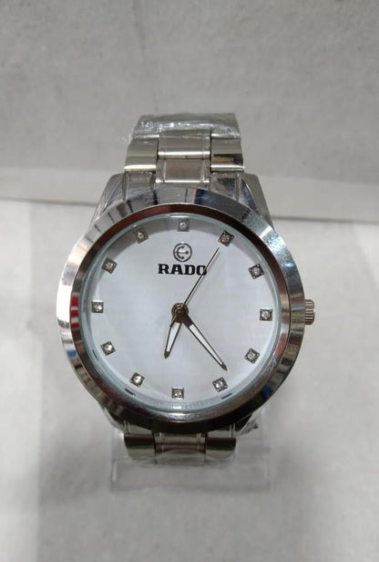 RADO Men’s Formal Wrist Watch With Stainless Steel Chain