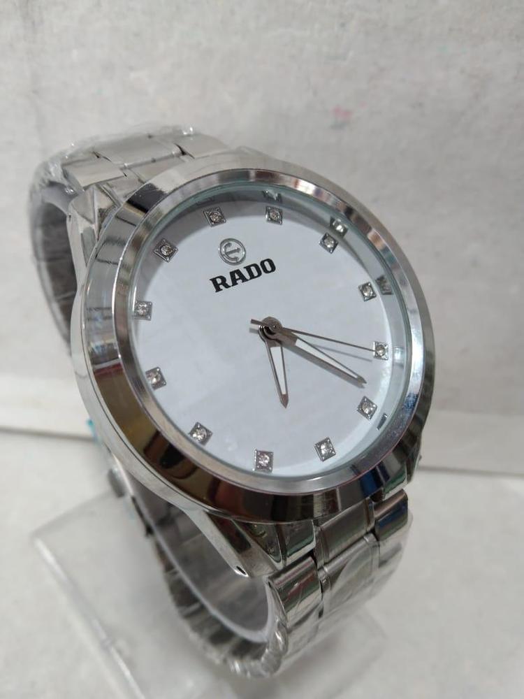 RADO Men’s Formal Wrist Watch With Stainless Steel Chain