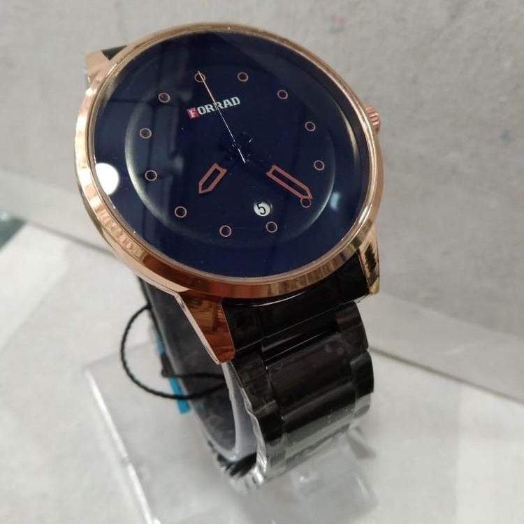 FORRAD Men’s Watch with Stainless Steel Strap Date Function Analog Display