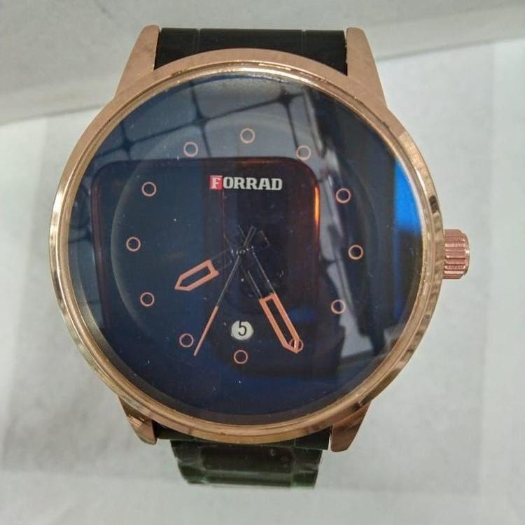 FORRAD Men’s Watch with Stainless Steel Strap Date Function Analog Display