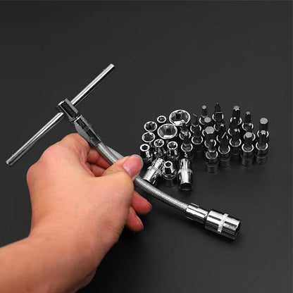 46-Piece Professional Socket Wrench Tool Set