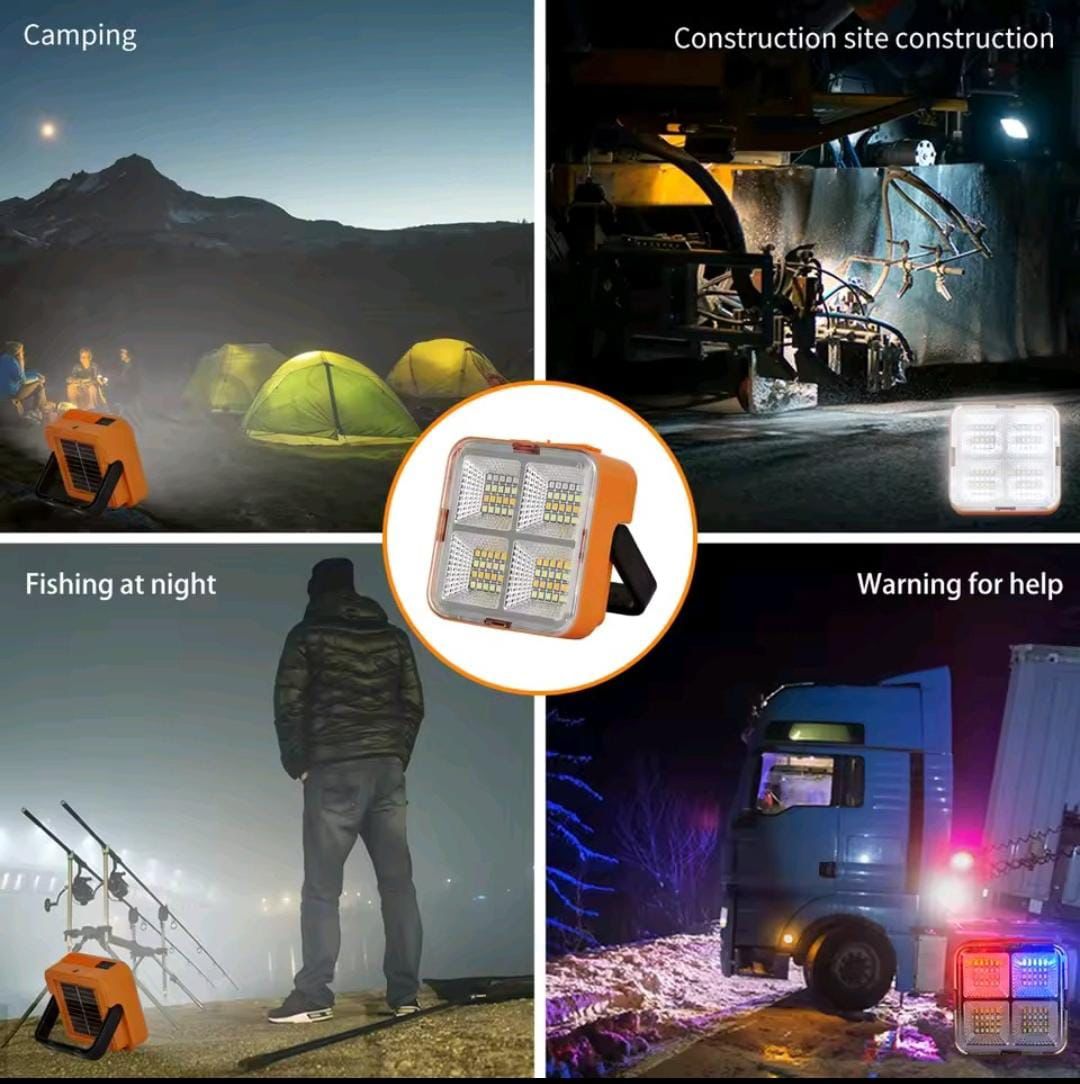 Outdoor Portable LED Solar Floodlight