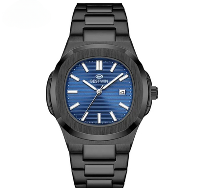 BESTWIN BW-137 Men's Luxury Quartz Watch Stainless Steel Watch