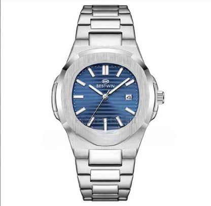 BESTWIN BW-137 Men's Luxury Quartz Watch Stainless Steel Watch