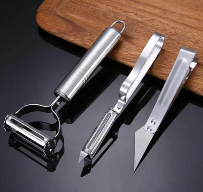 1 Set Stainless Steel Peeler & Slicer