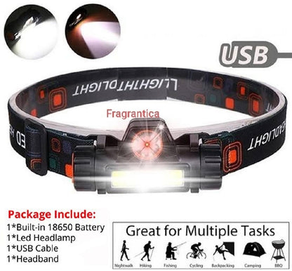 Rechargeable High Power LED Headlamp