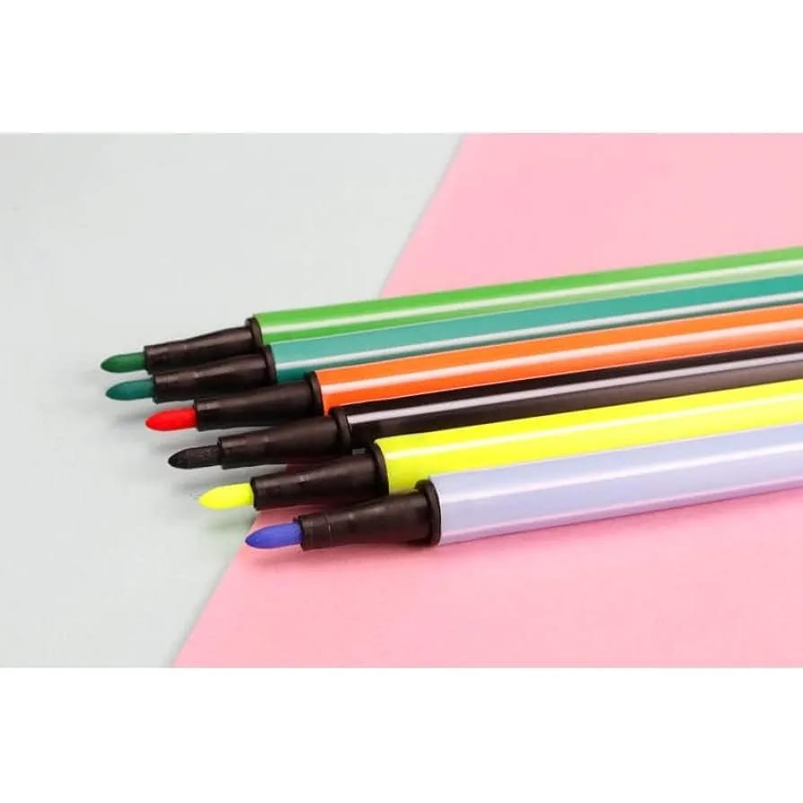 Set of 12 Flomaster Colors