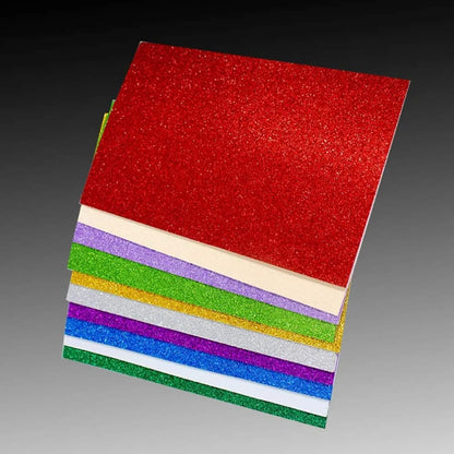 10PCS Glitter Foam Sheets – Premium A4