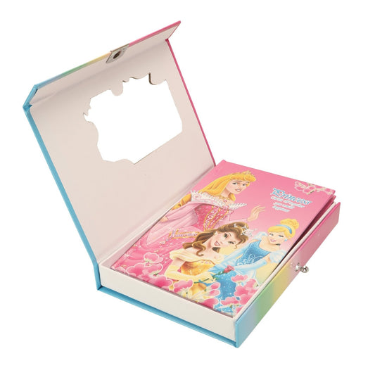 Princess, Frozen & Sofia Cover Fancy Lock Spiral Binding Diary