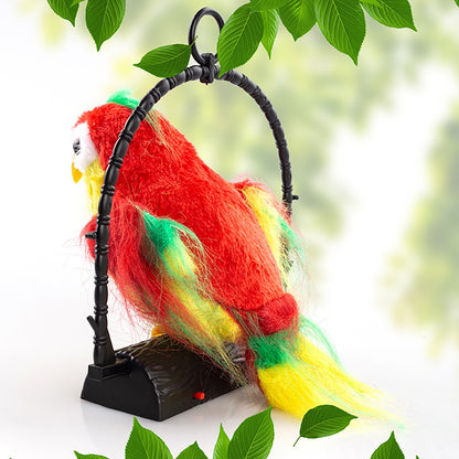Talk Back Talking Parrot Toy – Repeats Speech, Educational & Fun for Kids
