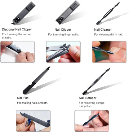 Premium Manicure & Pedicure Kit