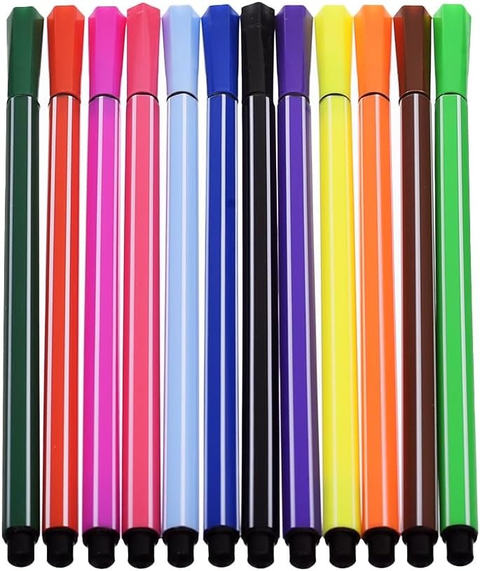 Set of 12 Flomaster Colors