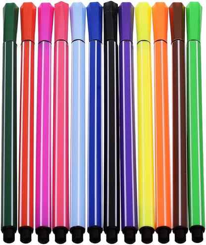 Set of 12 Flomaster Colors