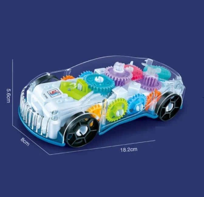 360° Rotating Future Musical Car Toy with Lights