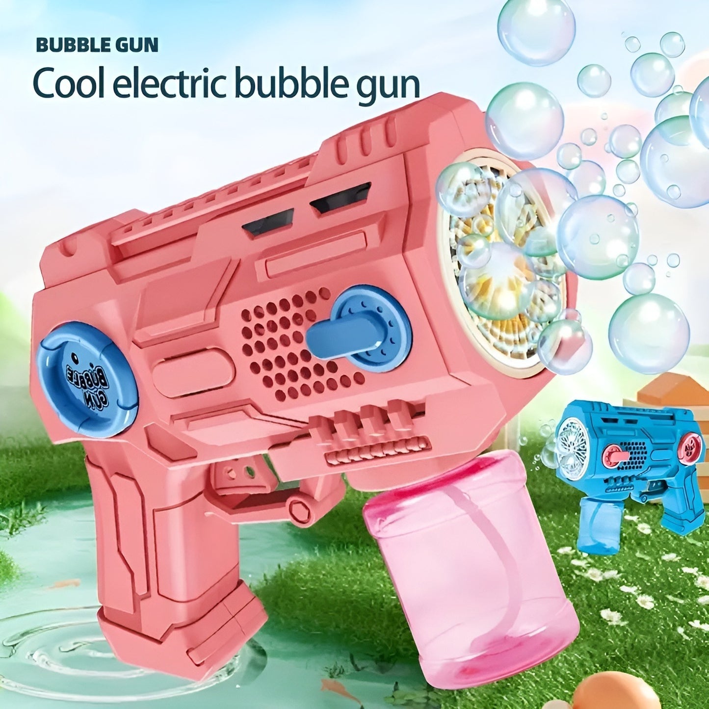 Children’s Handheld Porous Electric Bubble Gun
