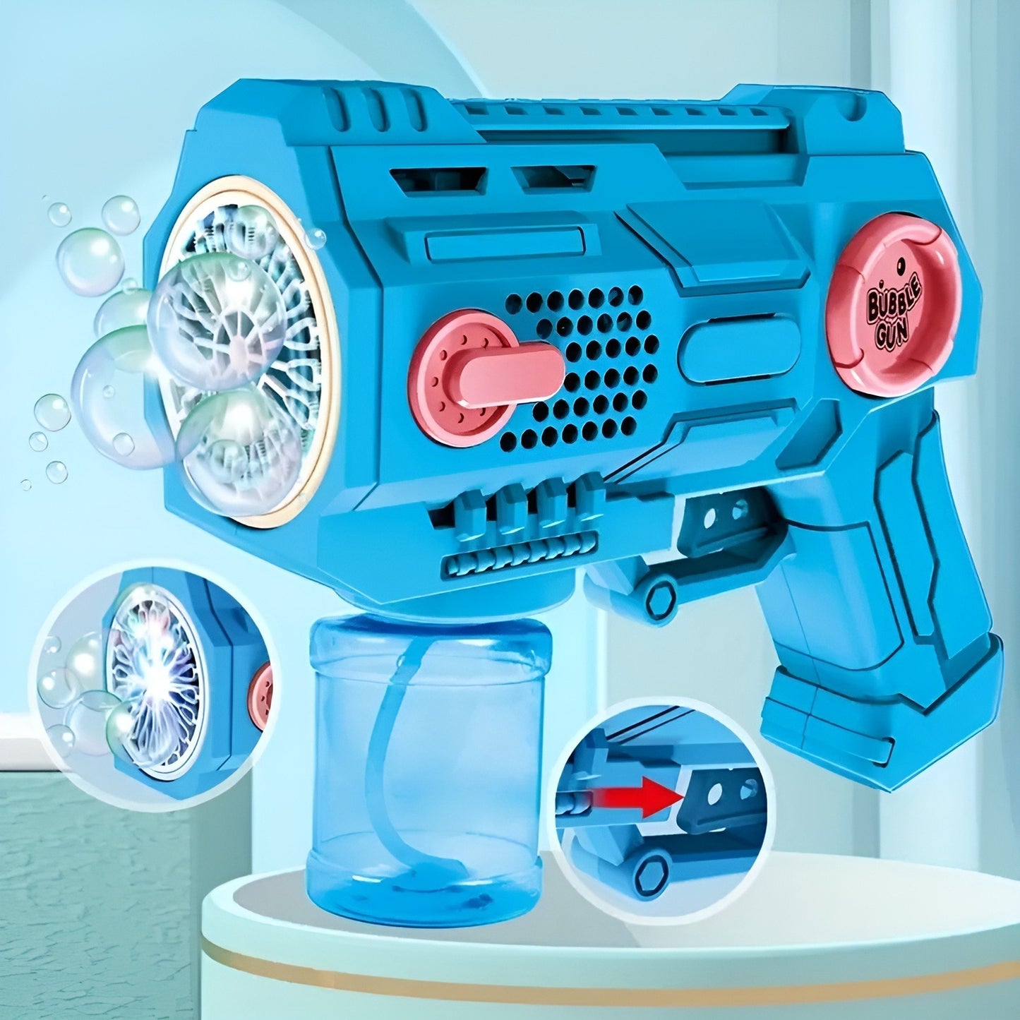 Children’s Handheld Porous Electric Bubble Gun
